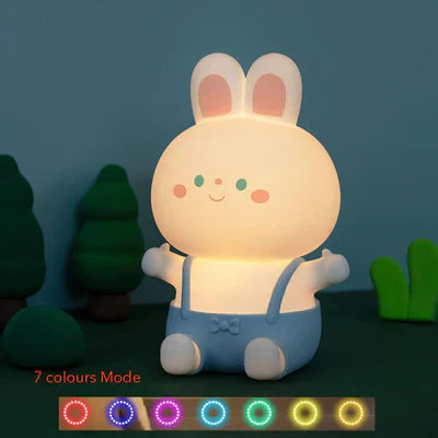 Rabbit Night Light Lamp for Kids Bedroom, Birthday Gifts, Home Decor, Return gifts .