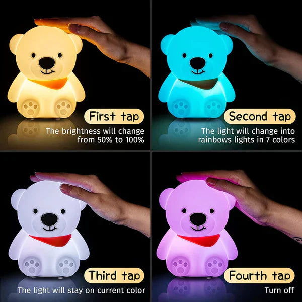 Bear Colour Changing Baby Night Light