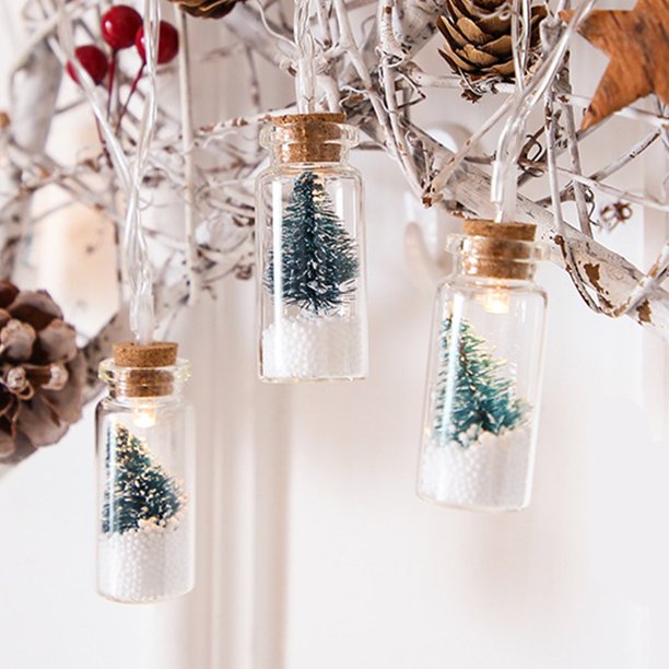 Christmas Wishing Bottle String Lights