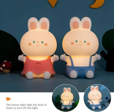 Rabbit Night Light Lamp for Kids Bedroom, Birthday Gifts, Home Decor, Return gifts .