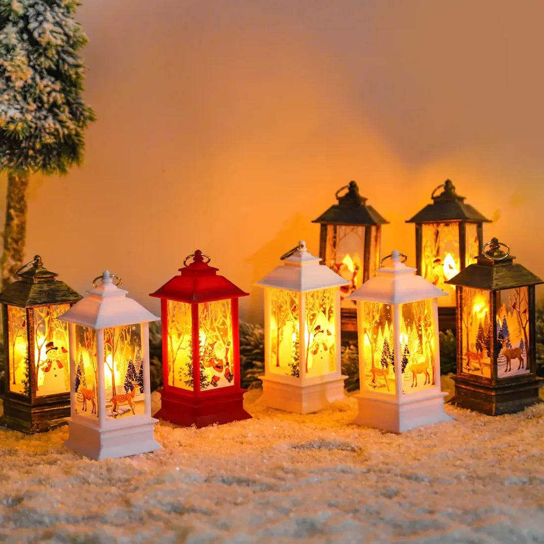 Dreamy Christmas Lantern Lights