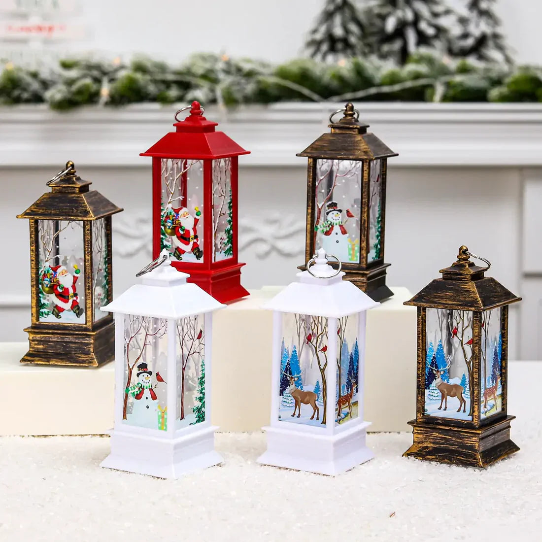 Dreamy Christmas Lantern Lights