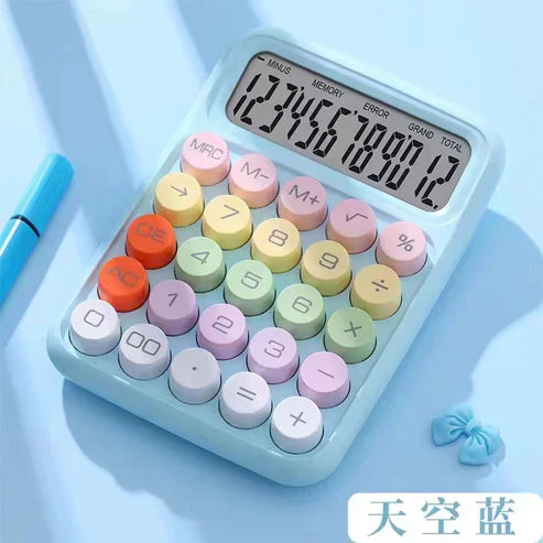 Candy Pastel Mechanical Calculator