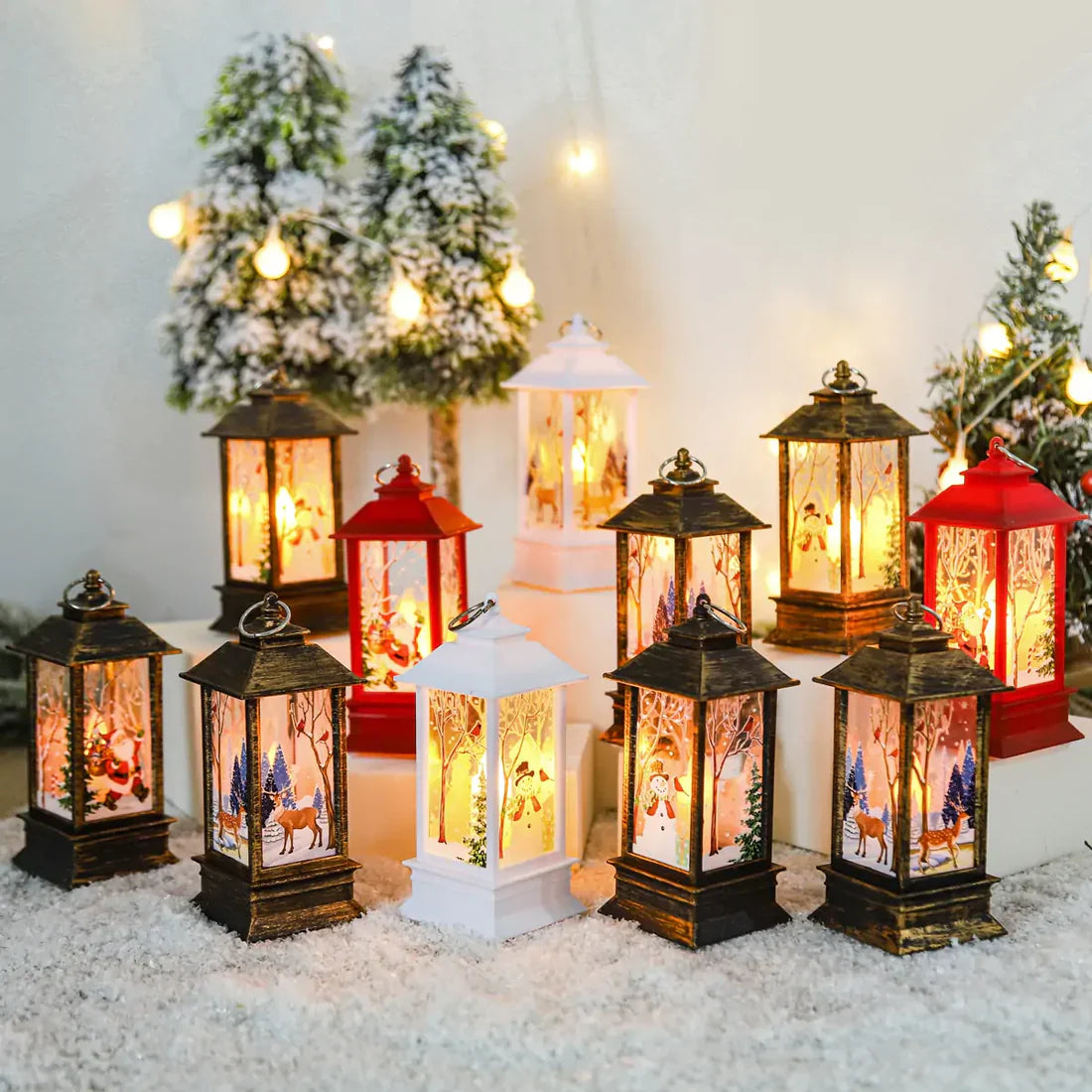 Dreamy Christmas Lantern Lights